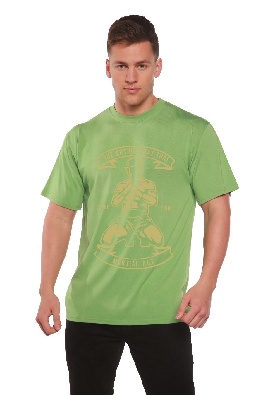Martial Art Men's Bamboo Viscose/Organic Cotton Short Sleeve Graphic T-Shirt